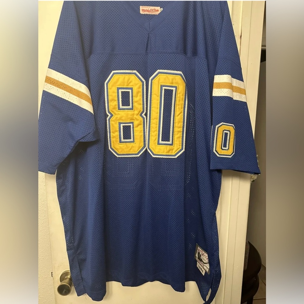 San Diego Chargers Kellen Winslow #80 Mitchell and Ness 1984 Jersey Sz 56 Used